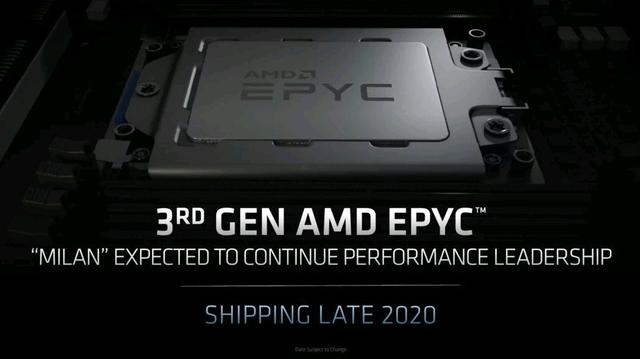 AMD预告第三代霄龙EPYC：Zen3加持、世界最强x86服务器处理器